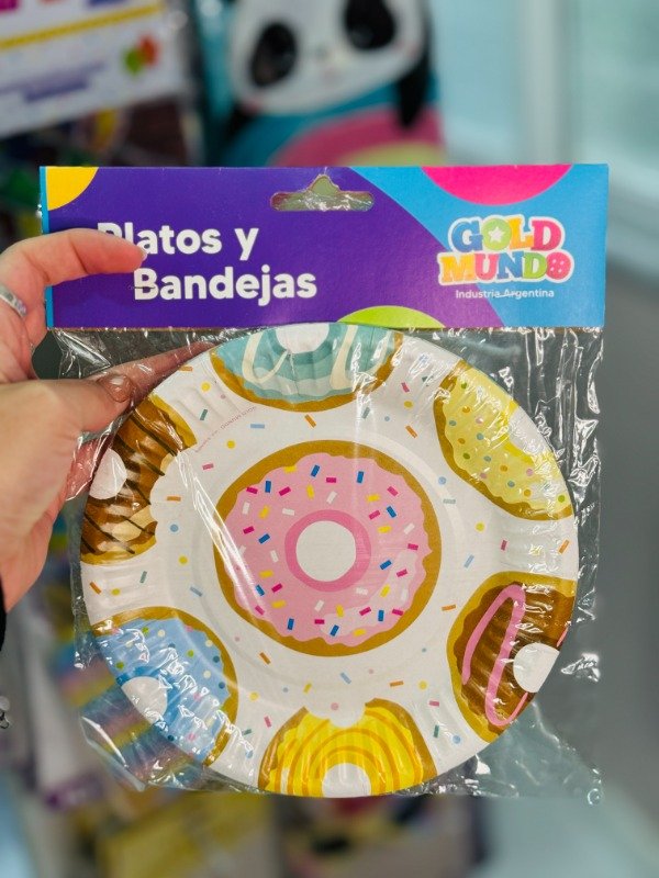 Producto - Platos Dona x8u