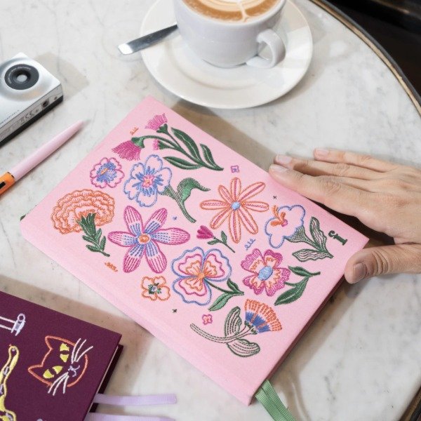 Producto - Cuaderno de Tela Bordado 128 Hojas - 2