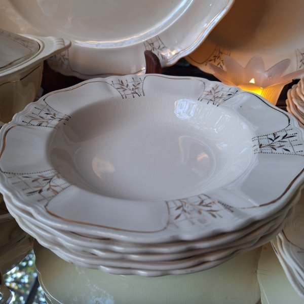 Producto - 5 Platos hondos Jacobean Ware Meakin - 1