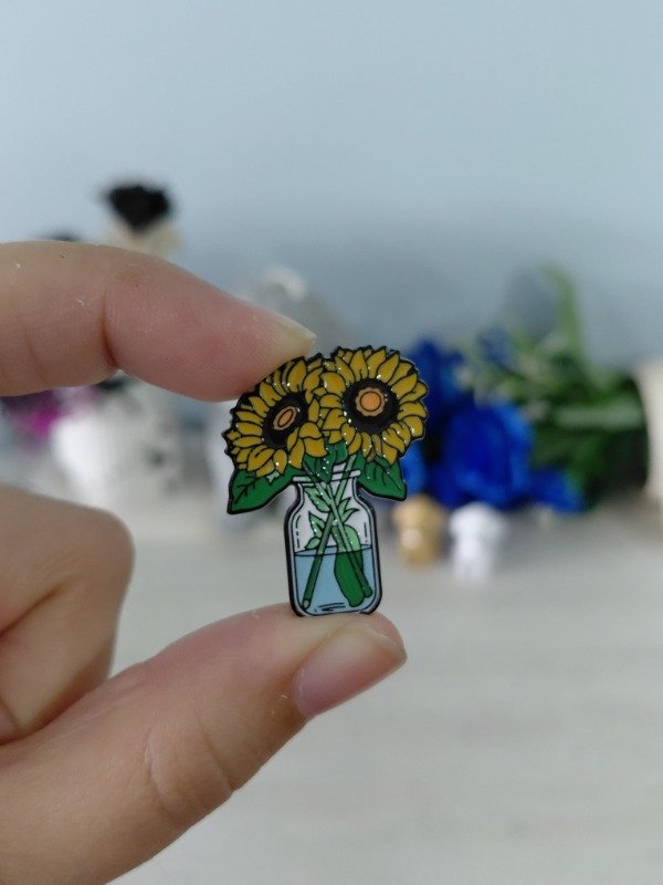 Producto - Pin metalizado - Flores #1503