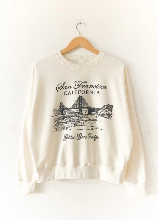 Producto - Buzo California blanco ( sin friza)