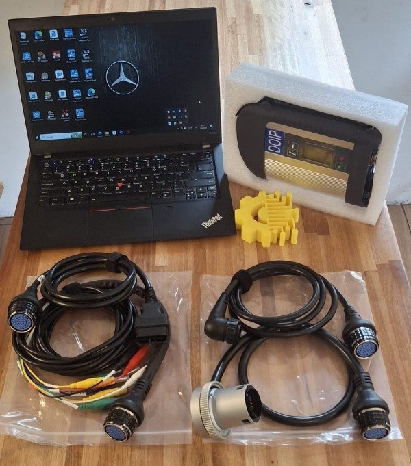 Producto - PACK MERCEDES BENZ (SD CONNECT DOIP + SOFTWARES + NOTEBOOK THINKPAD)