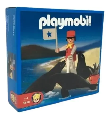 Producto - Fallado!! Playmobil 3518 Set De Focas Con Adiestrador