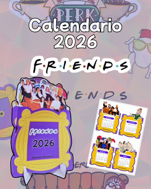 Producto - CALENDARIO FRIENDS 2026. EDICIÓN FANS