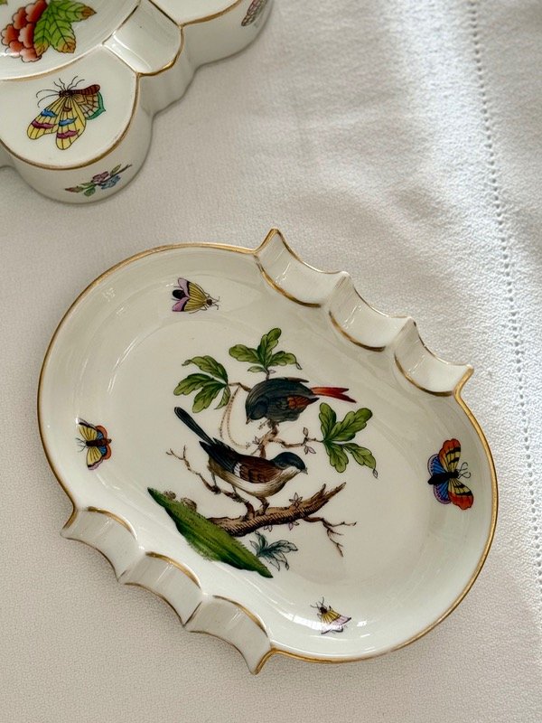 Producto - Cenicero o jabonera aves Herend Hungary
