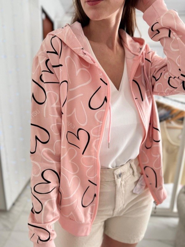 Producto - Campera Love Rosa