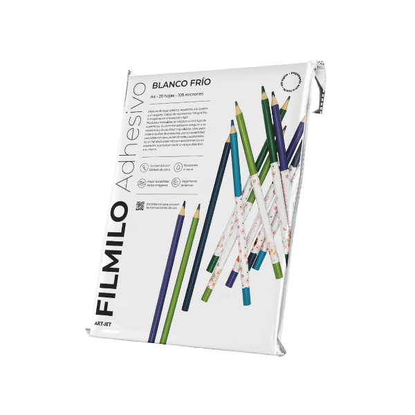 Producto - Filmilo adhesivo Art-jet Blanco Frío