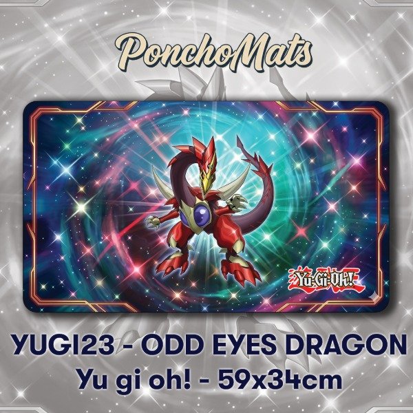 Producto - Yu gi Oh! Odd Eyes Dragon TCG Playmat Tapete 59x34