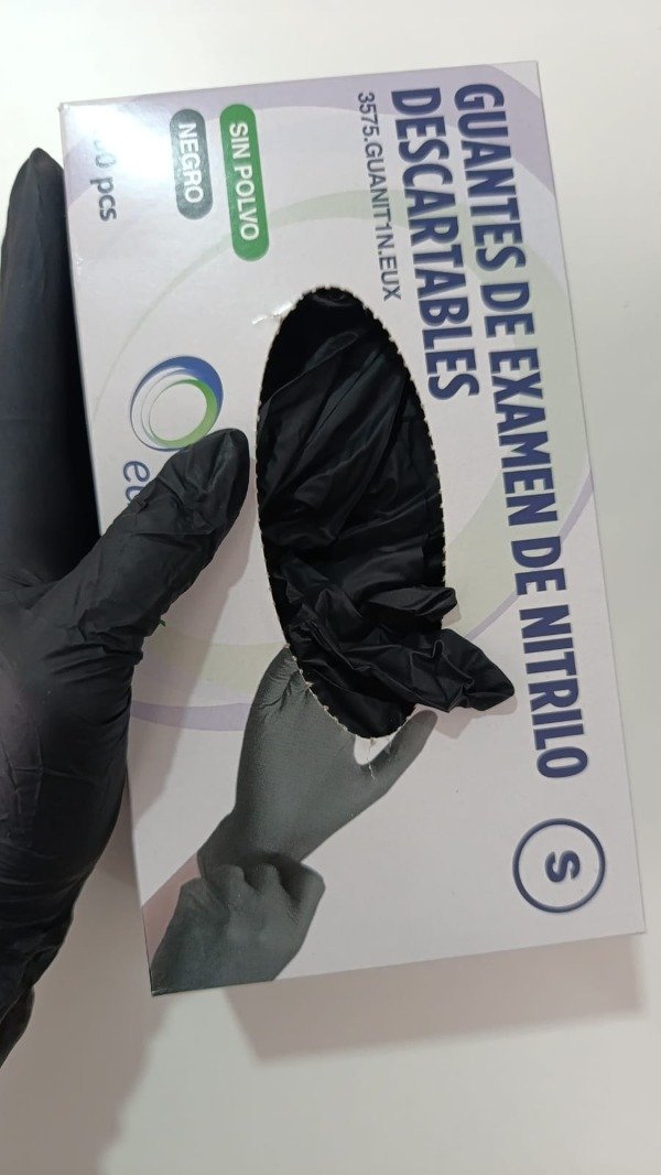 Producto - GUANTES DE NITRILO - COLOR NEGRO - 10 PARES - 0
