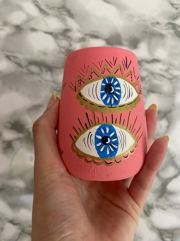 Producto - Mate ojitos dorados