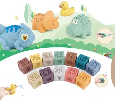 Producto - ANIMALES Y CUBOS 16 PIEZAS