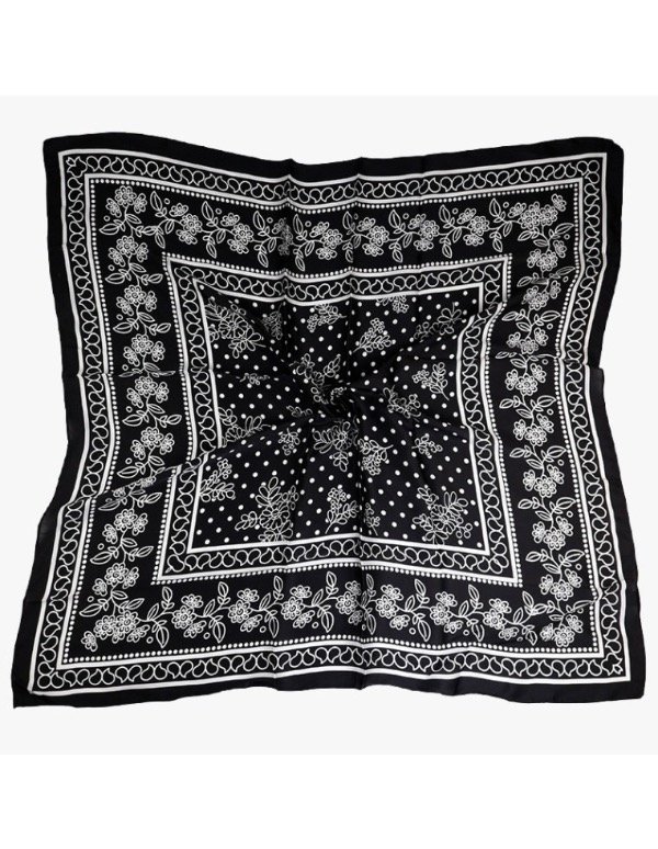 Producto - Pañuelo Boho Leafs Black XXL - 1