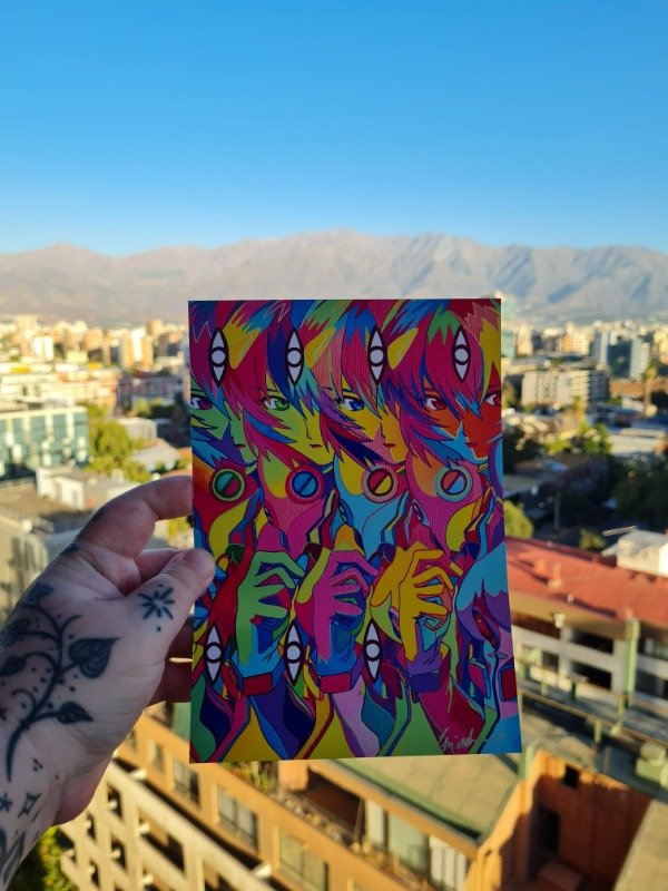 Producto - Print A5 Rei Ayanami