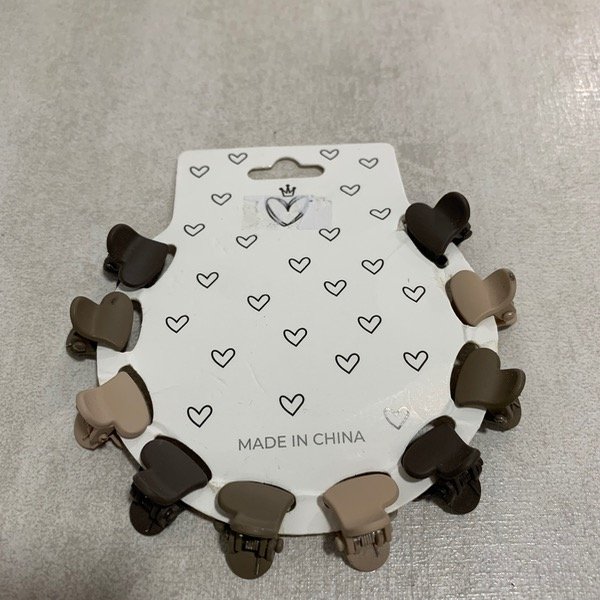 Producto - Pack x10 broches tonos marrones