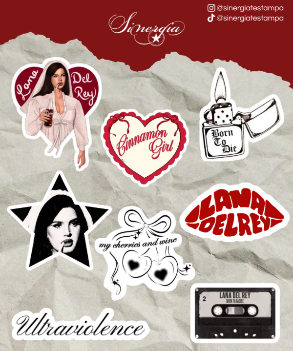 Producto - Stickers - Lana Del Rey