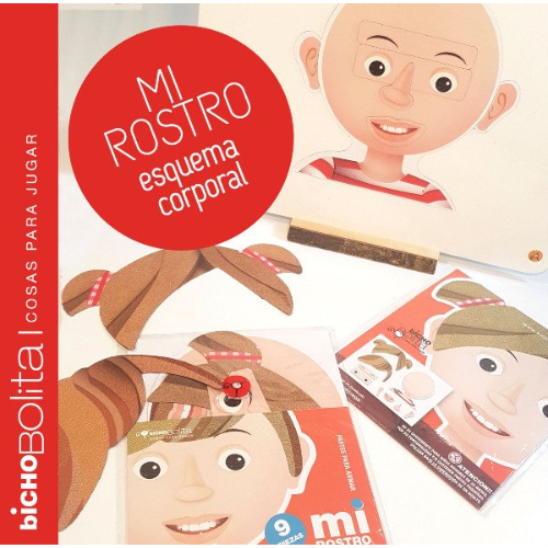 Producto - Mi Rostro Set por 9 piezas Puzzle de partes de la cara