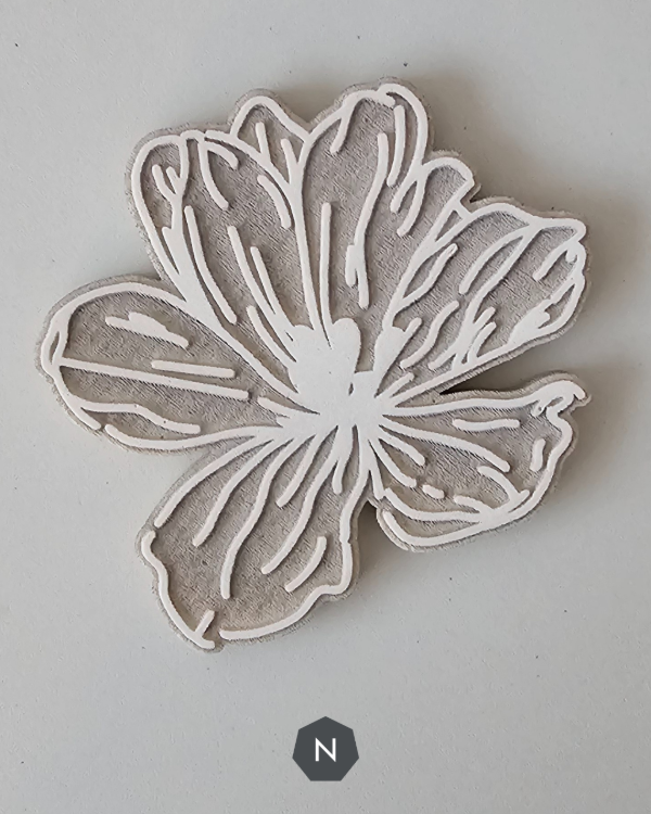 Producto - Sello de goma para estampar  - Flora #3