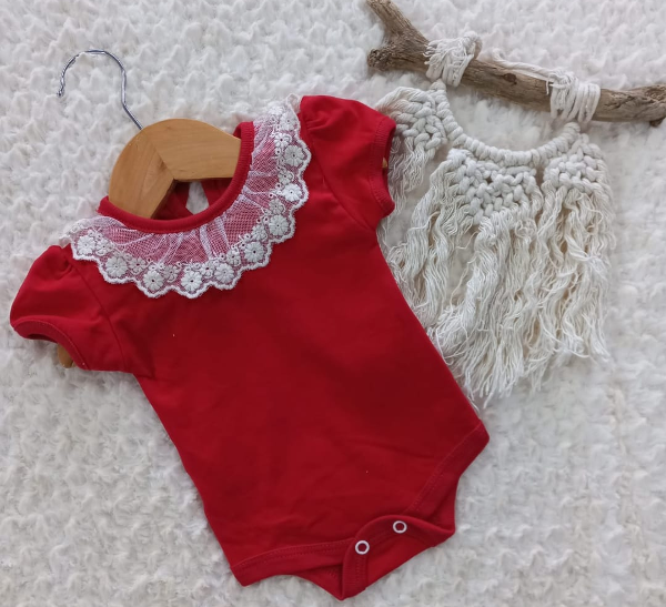 Producto - Bodie Rojo con puntilla