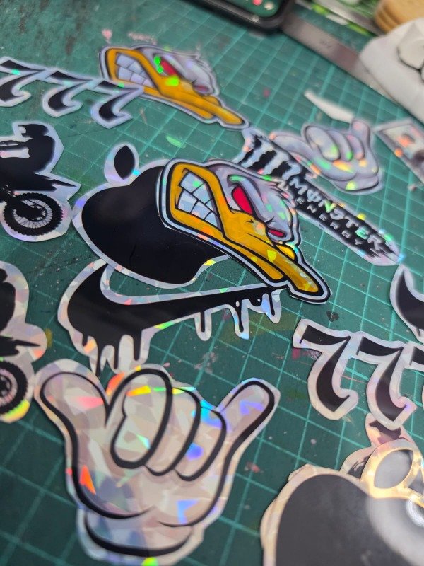 Producto - sticker holograficos