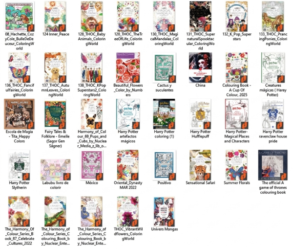 Producto - Pack x37 Libros para Colorear - 1