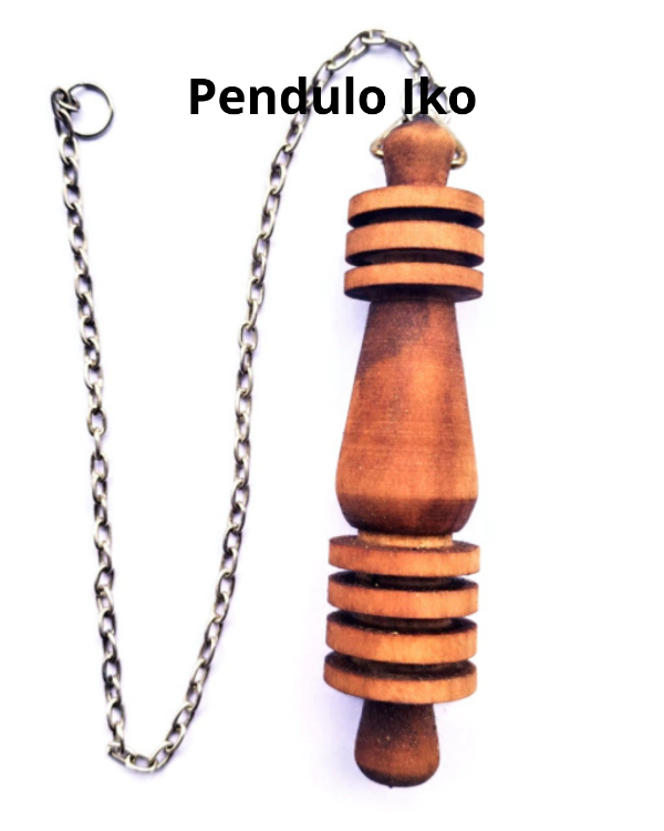 Producto - Pendulo de madera. Pendulo Iko