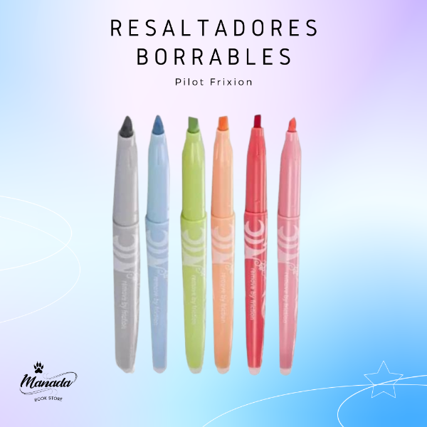 Producto - Resaltadores Borrables Pilot Frixion