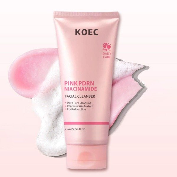 Producto - KOEC Limpiador Facial Rosa con PDRN y Niacinamida  75ML