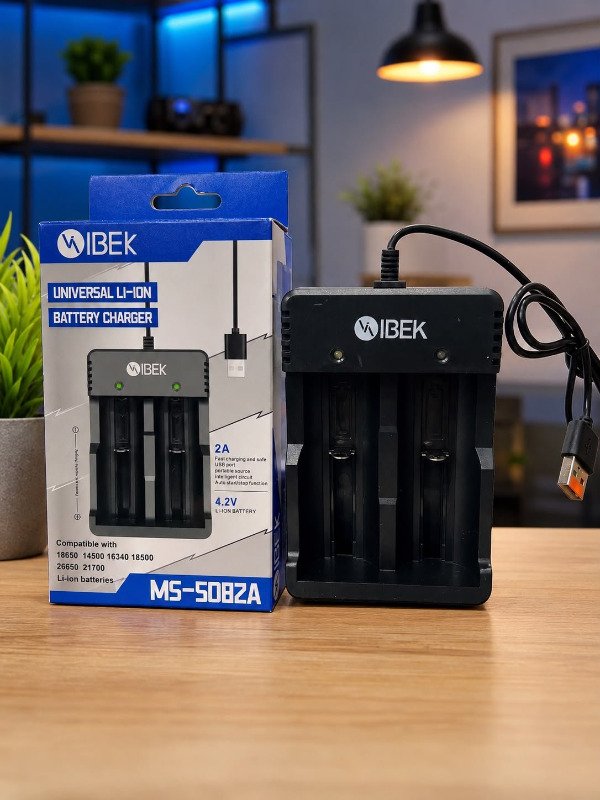 Producto - Cargador De Pilas Ibek USB AA AAA