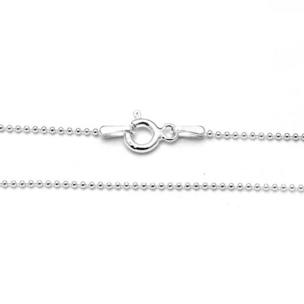 Producto - Cadena Bolitas Plata 925 40cm