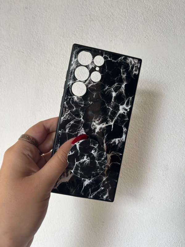 Producto - S22 ultra marmol con pop negro