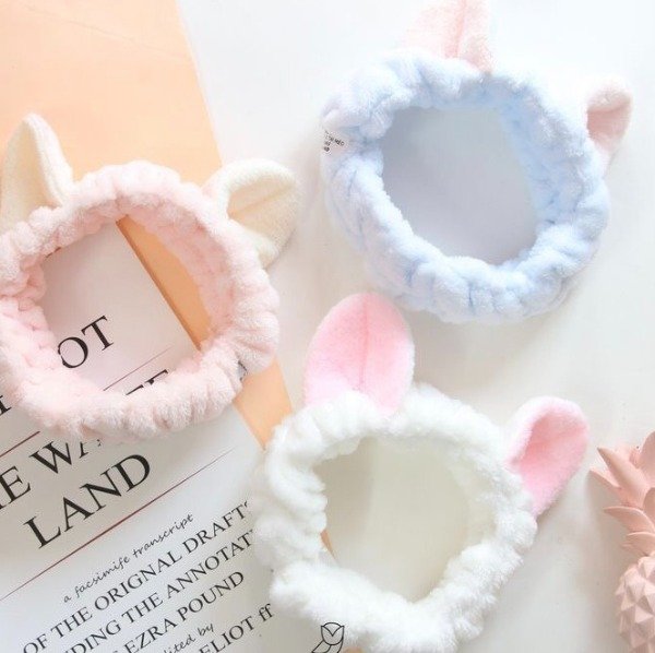 Producto - vincha skin care gatito