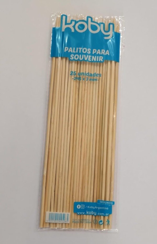 Producto - PALITO DE BROCHETT KOBY X 25 UNID