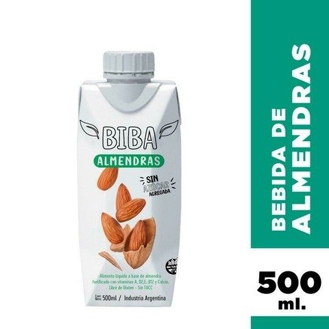Producto - Leche Biba de almendras 500cc
