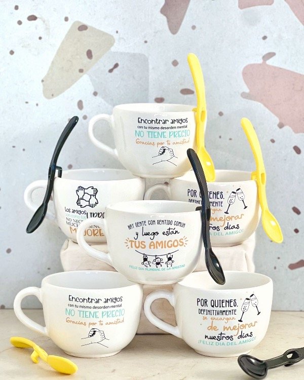 Producto - Kit N5 6 Tazones + 6 Cucharitas