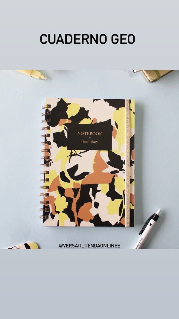 Producto - Cuaderno tapa flex A5 Geo