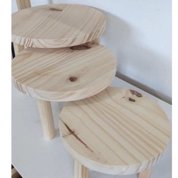 Producto - Set de tarimas redondas