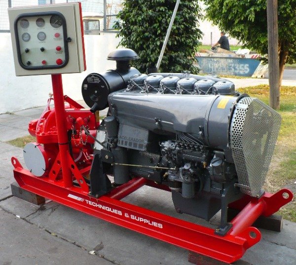 Producto - Motobomba Estacionaria TyS Modelo 4000 sobre skid