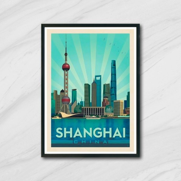 Producto - Cuadro decorativo viajes Shanghai China