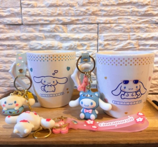 Producto - Set de taza  cinnamoroll sin llavero