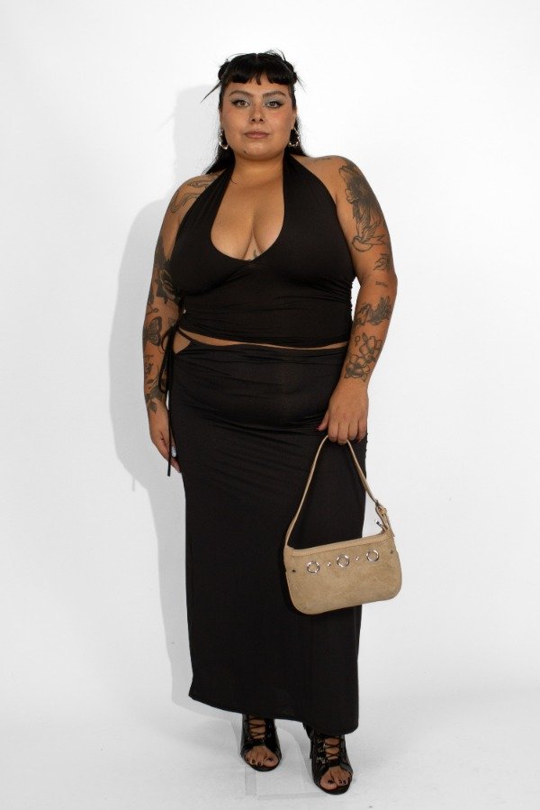 Producto - Pollera DARK SEA Negro