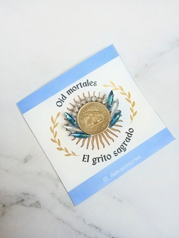 Producto - Escarapelas con monedas