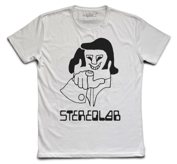 Producto - Stereolab - Logo Vintage - Remera Blanca