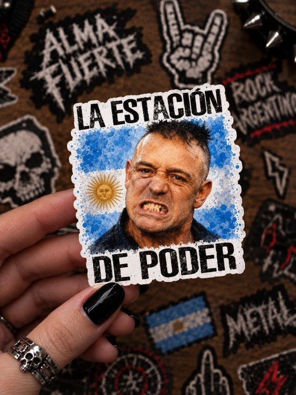 Producto - Sticker Ricardo Iorio // La estacion de poder