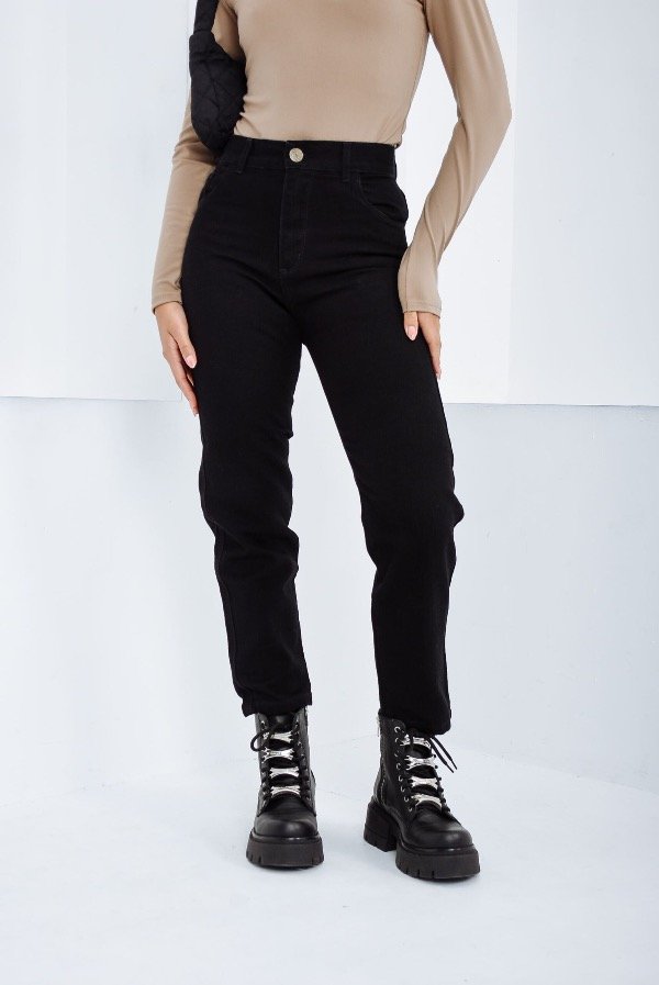 Producto - Jean Mom Negro