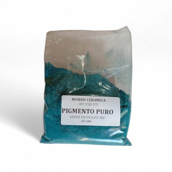 Producto - PIGMENTO PURO VERDE PETROLEO LODI 082 X 100 GR