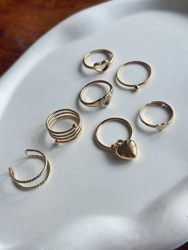 Producto - Anillos rosé fantasía