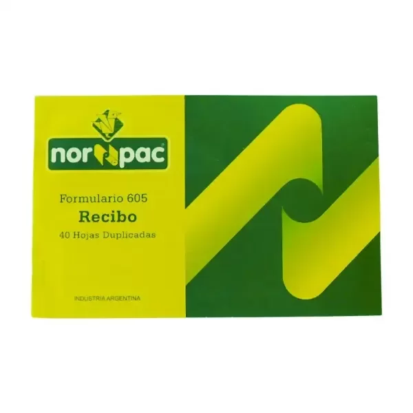 Producto - FORMULARIO NORPAC RECIBO COMUN DUPLICADO