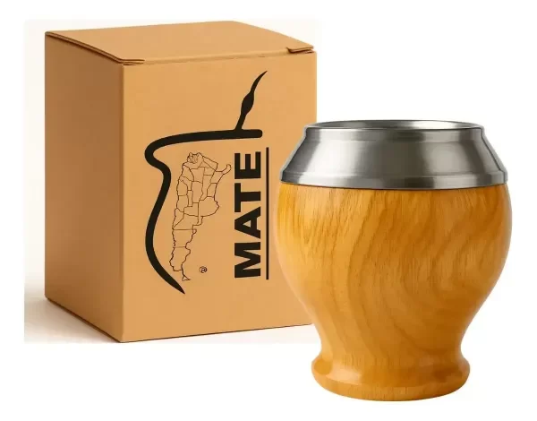 Producto - Mate Torpedo Lapacho Madera Con Guarda Acero