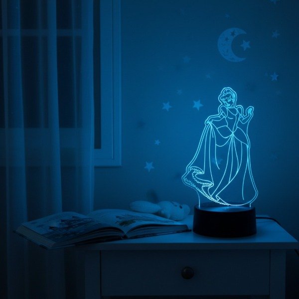Producto - Velador Led Cenicienta Princesa