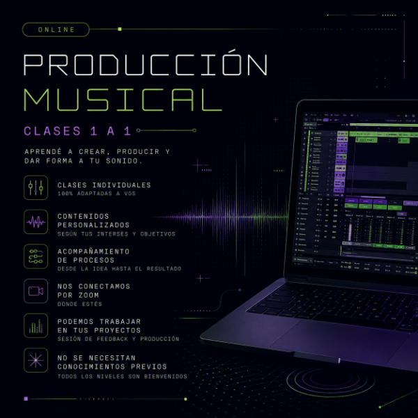 Producto - Clases de Produccion Musical (online)